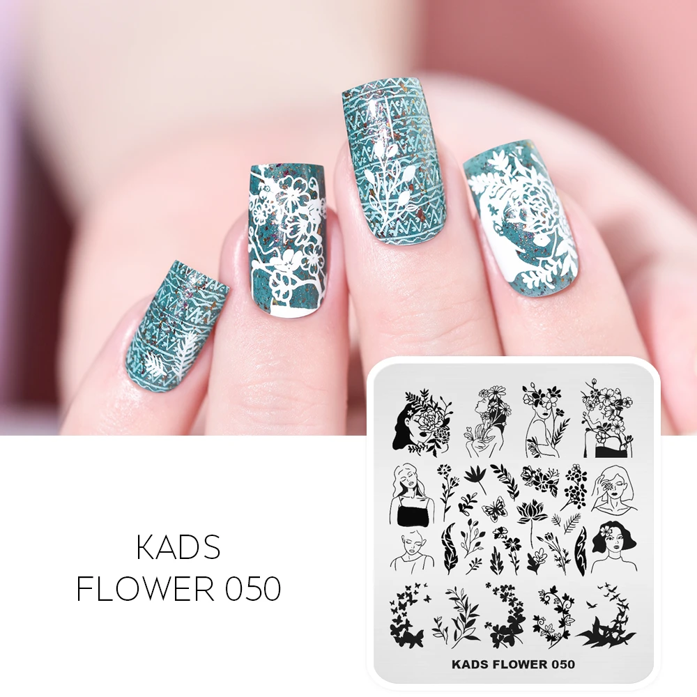 AriesLibra Nail Stamp Plate 50 Designs Flowers Pattern Nail Art Stamping  Plate Image Stencil Template Polish Printer Plate Tool|Nail Art Templates|  - AliExpress
