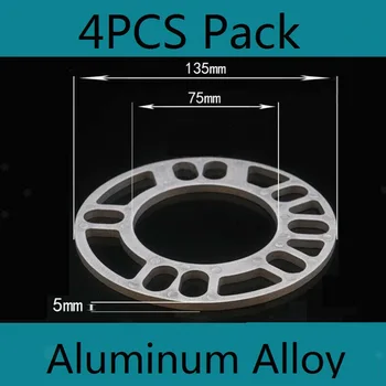 

Shim Wheel Washer Aluminium 5mm Universal Wheel Spacer Adapter Auto 75mm