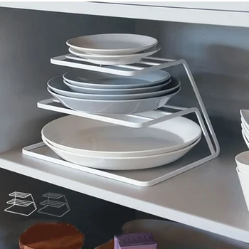 

3-Tier Counter and Cabinet Corner Shelf Organizer for Home Kitchen Simple Shaped 66CY