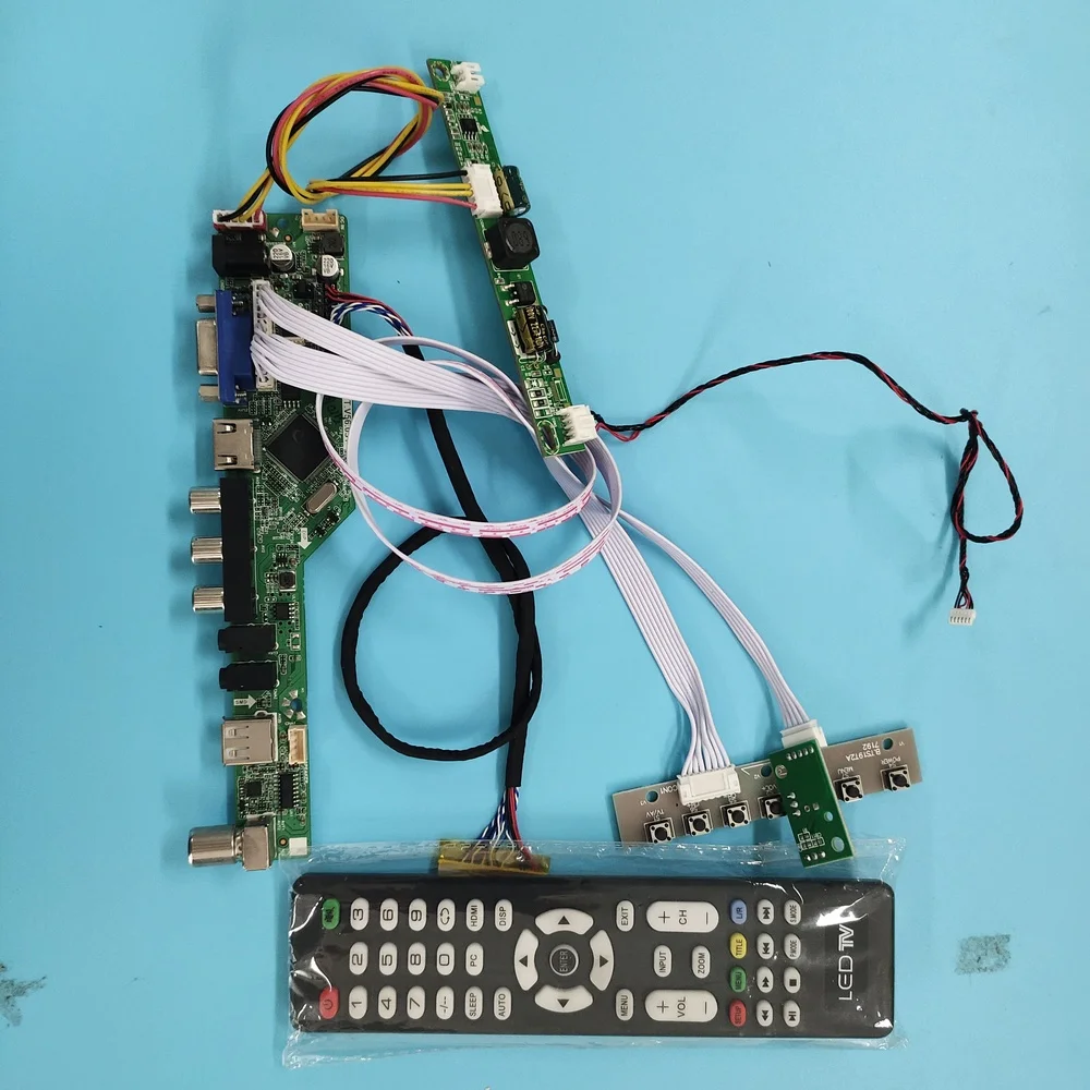 kit for LP133WX2-TLG5 1280X800 USB LCD TV AV DIY CVBS 30pin VGA HDMI Panel monitor LED LVDS Controller board 13.3&quot | Компьютеры и