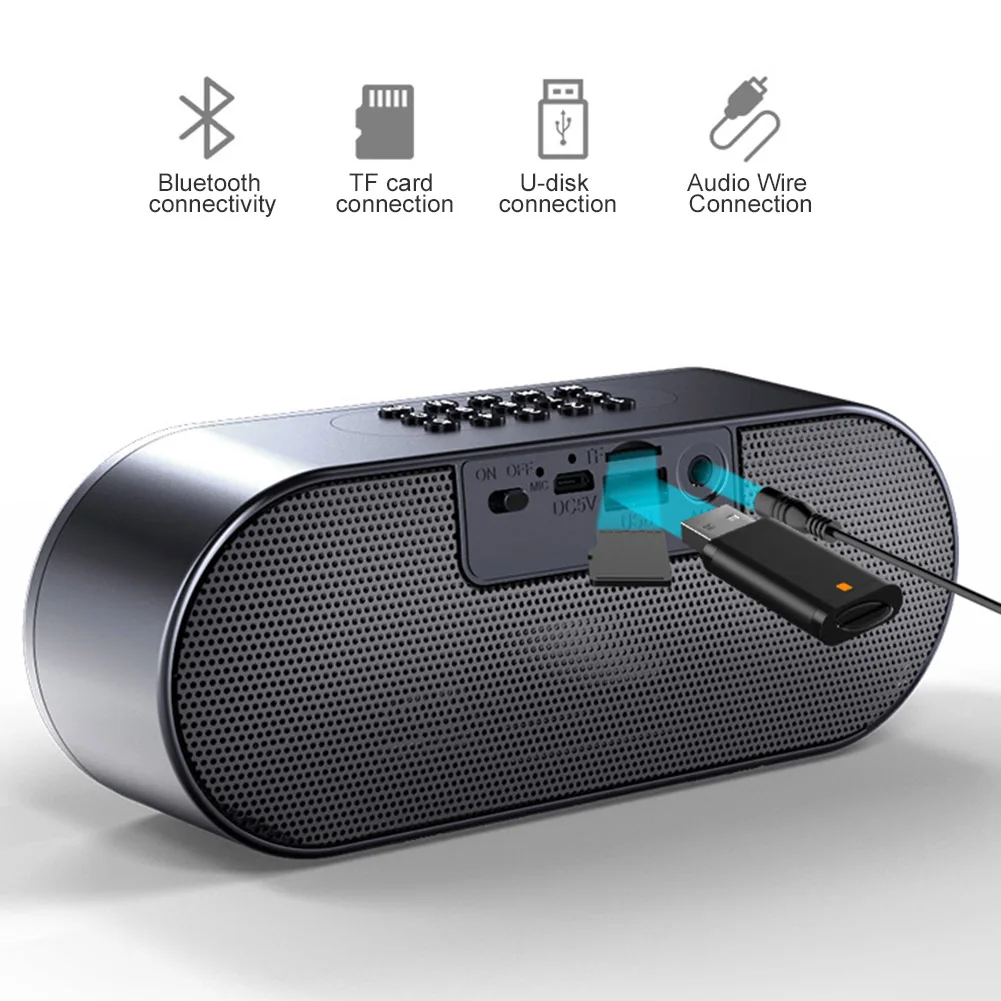 M6 Сова Bluetooth динамик с большой емкостью литиевая батарея Поддержка громкой связи