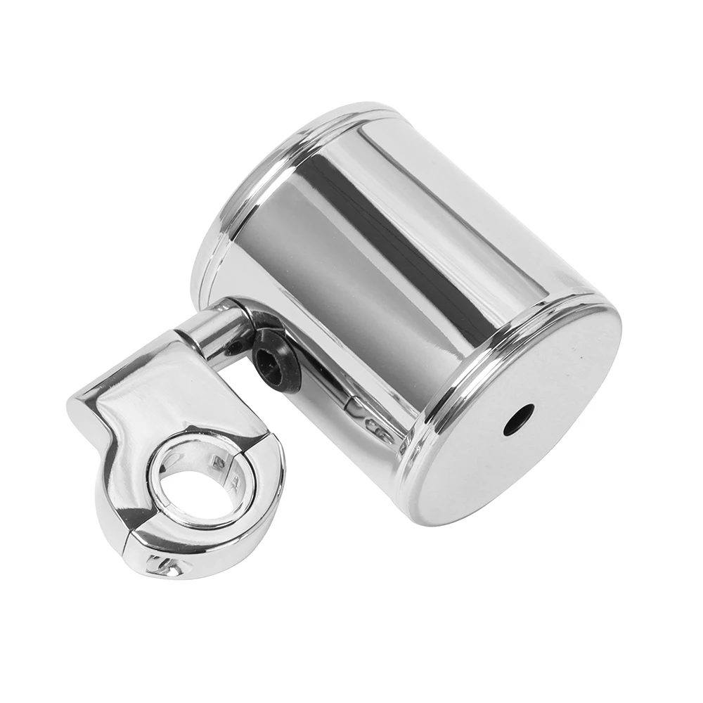 Chrom-Motorrad-Getränkehalter, verstellbarer Getränkeflaschenhalter für den Lenker, 22 mm-32 mm, für Harley Touring Street Glide FLHR Sportster – Detail 8