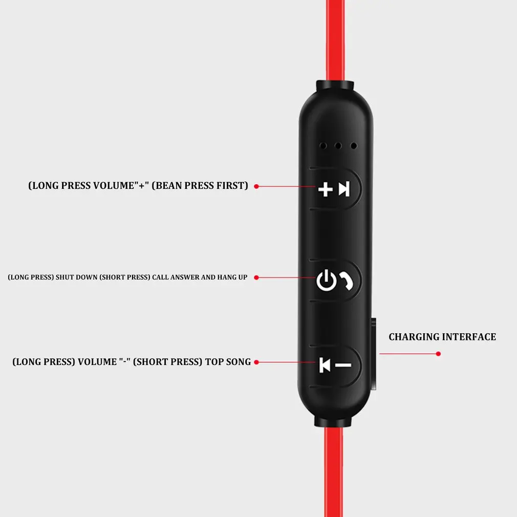 XT-10, спортивные стерео Bluetooth наушники, магнитные наушники, наушники-вкладыши, голосовое управление, шумоподавление с микрофоном