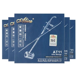 AT11 Silver Erhu String Performance Grade Erhu Inner Outer String Set Pure Sound Quality Musical Instrument Accessory Universal