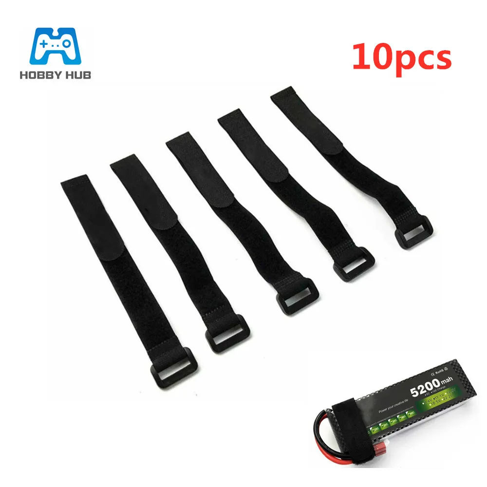 

10pcs/lot Reusable Cable Wrap 25cm Magic Sticker Strap Nylon LiPo Battery Tie Strap Fastener for QAV250 F450 500 550 Quadcopter