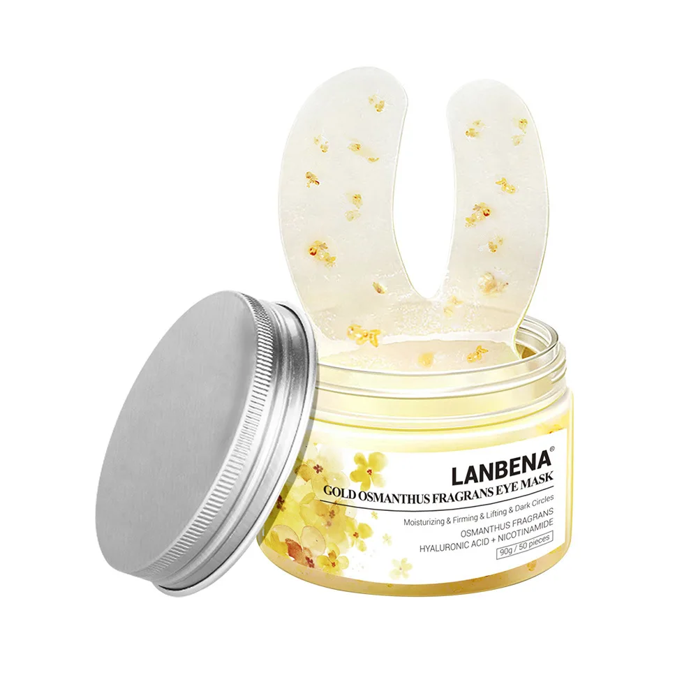 LANBENA ретинол гиалуроновой кислоты маска для глаз питает укрепляющий уход за кожей уменьшает темные круги мешки линии вокруг глаз восстанавливающие маски для глаз TSLM1