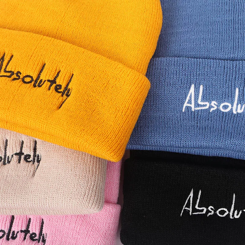 Women Autumn Winter Hats Letter Multipurpose Scarf Beanies Cap New Fashion Unisex Skullies Men Beanies