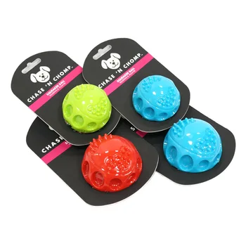 

CAITEC dog toys squeak jumping balls durable, floating, elastic pet toys squeak resistant balls for small to large dogs
