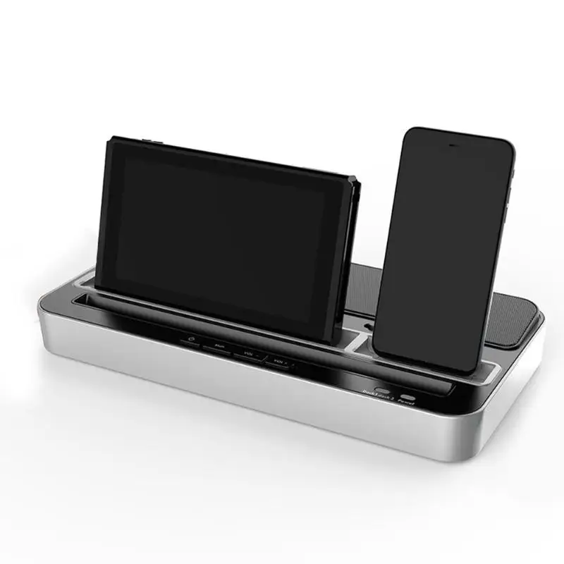 IPega PG-9119, многофункциональная зарядная док-станция, подставка, аудио динамик с 3,5 мм линейным входом, подходит для переключения, планшета