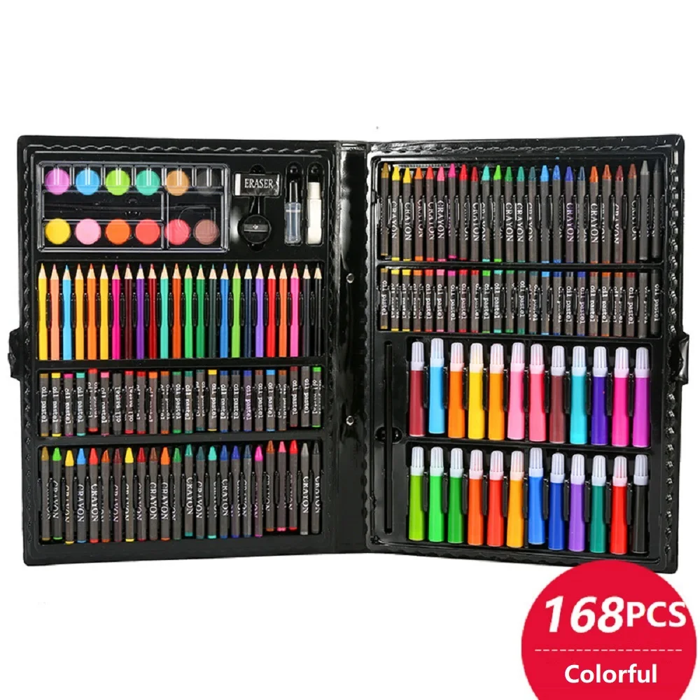 168 Pieces Art Supplies Set Deluxe Art Creativity Painting Drawing Sets For  Adult & Kids Colored Pencil Kit For Artists Drawing - Drawing Toys -  AliExpress