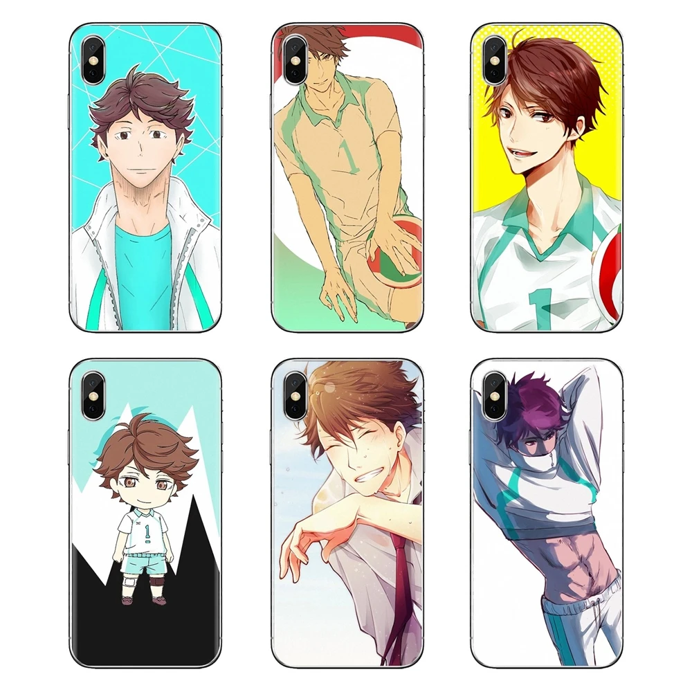 Silicone Phone Shell Cases Haikyuu Anime Oikawa Tooru TOAKA For Xiaomi Redmi 4A S2 Note 3 3S 4 4X 5 Plus 6 7 6A Pro Pocophone F1 |