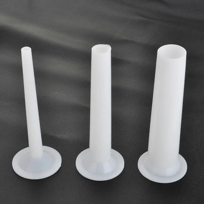 kitchen Sausage Maker Tube Casing Meat Grinder Stuffing Filling Pipe Tool 3* sausage stuffing machine
