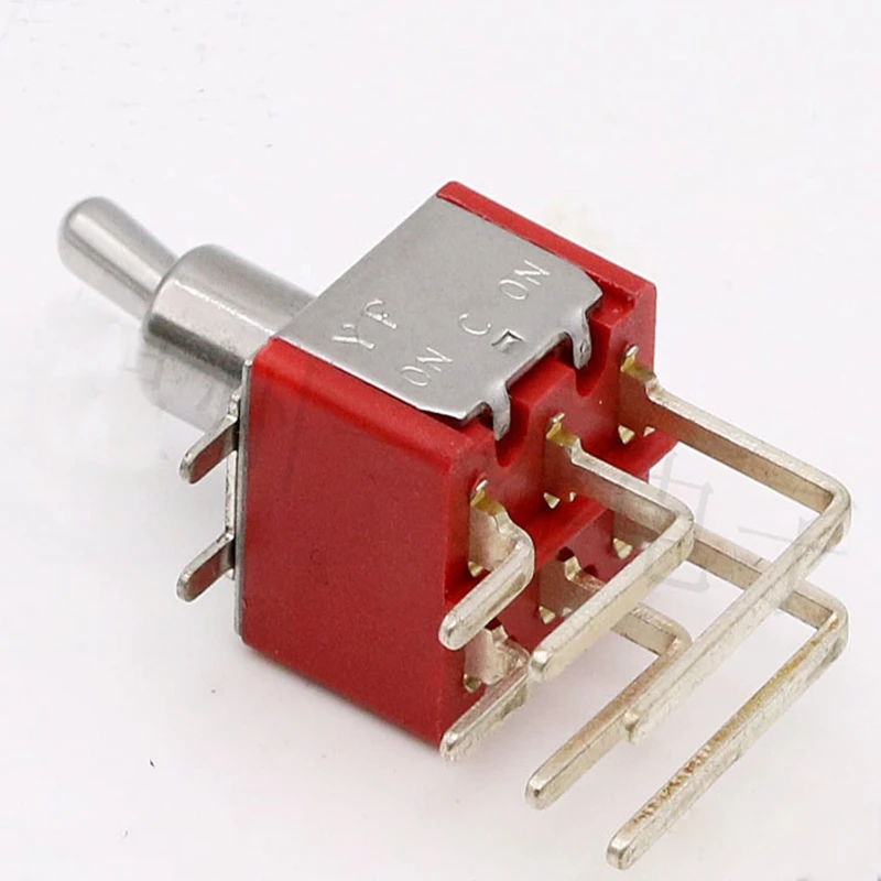 

1Pcs toggle rocker switch button connector 6 feet 2 gear RC airplane accessories MTS-202C4