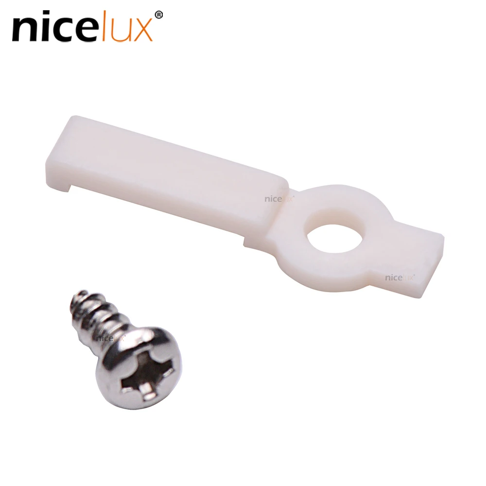 

100pcs LED Connector Silicon Clip for Fixing 8mm 10mm 12mm PCB Non-waterproof 3528 5050 5630 LED Strip Bracket Clamp with Screws