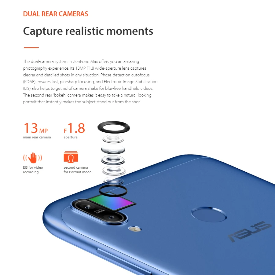 Абсолютно мобильный телефон Asus Zenfone Max M2 ZB633KL 4G LTE 6,26 дюймов 4 ГБ ОЗУ 64 Гб ПЗУ восьмиядерный смартфон Snapdragon 632 Android