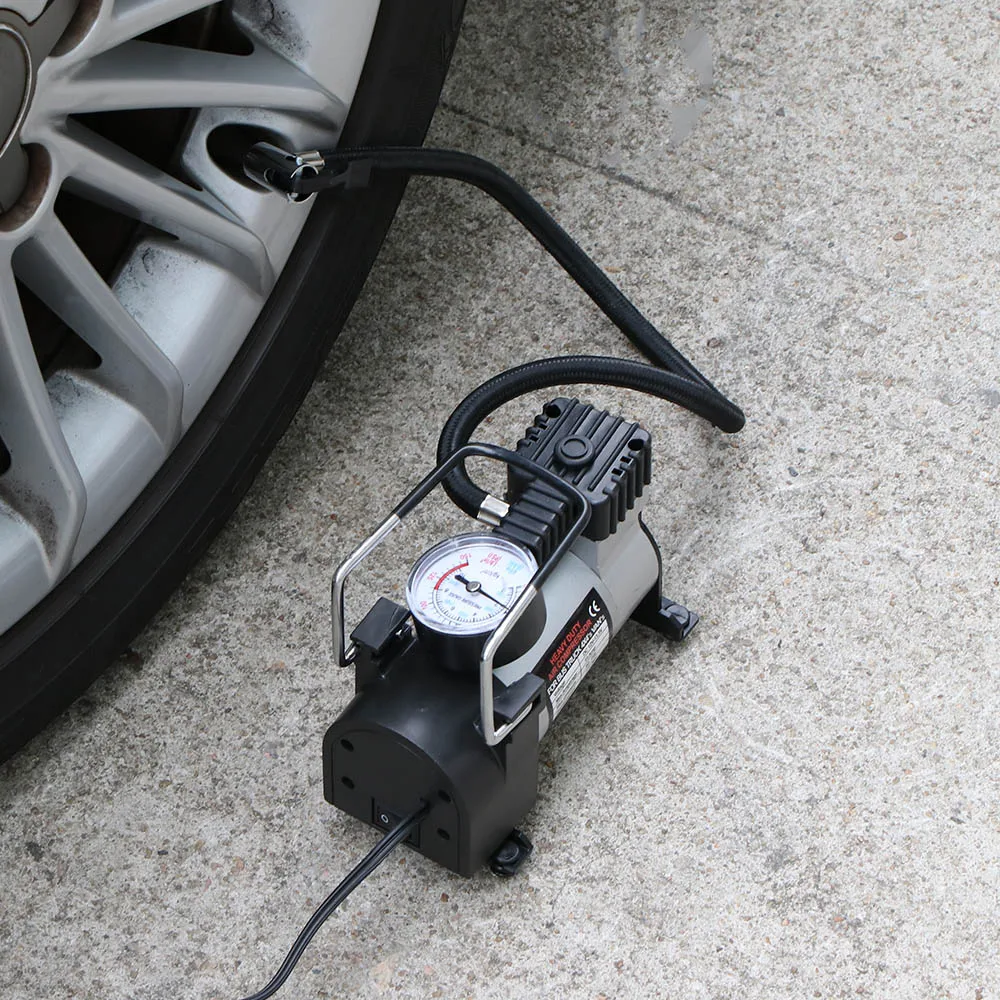 Onever 150PSI 12V High-Power Car Double-Cylinder Inflator Pump Universal Air Compressor Tire car Accessories | Автомобили и