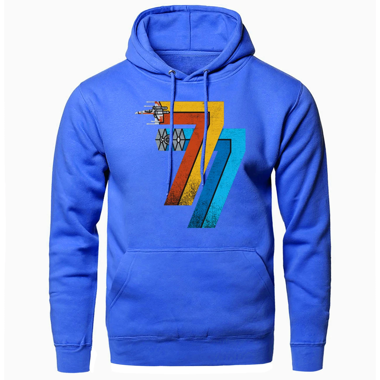 

2020 spring autumn fashion men Star Wars printed hooded hoodie funny streetwear handsome sweatshirts man fluffy fleece jackets