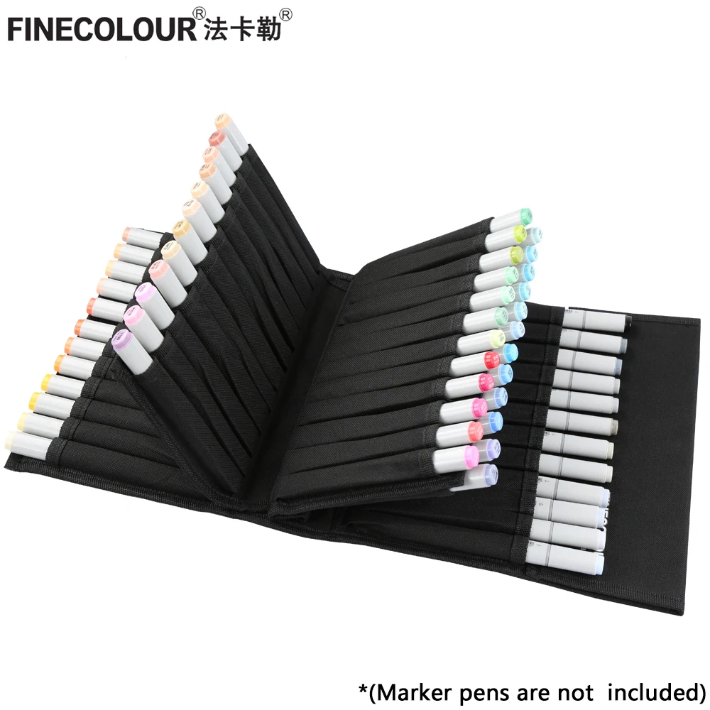 Фломастеры FINECOLOUR чехол ручка большие сумки на молнии для художественных