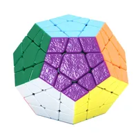 Shengshou 3x3 Megaminxeds Cube Stickerless 3x3x3 Gem Magic Cube Frosted 3Layers Speed Professional Megaminx Puzzle Toys 2