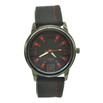 

Mens Casual Silicone Band Big Plate For Large Number Wrist Watch Men Sports Watch Quartz Wristwatch Male Watches