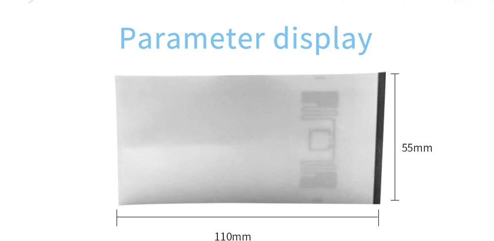 LT-TAG11055 стираемая ткань самоклеящаяся rfid-метка ③ стандартная электронная этикетка самоклеящаяся ткань