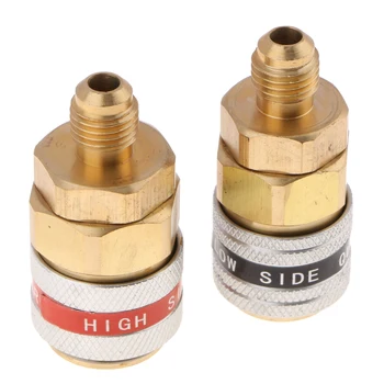 

R-134a Brass fluoride tools quick connector automotive air conditioning tools