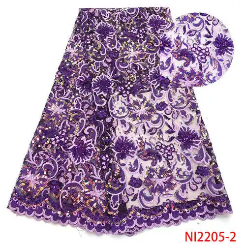 Picture 2 Последние тюлевые ткани кружева, высокое качество африканская кружевная ткань, нигерийская кружевная ткань для свадебных платьев KSNI2205-3 - Цвет: Picture 2