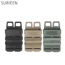 Тактическая Сумка с тройным зубчатым приводом, быстрая винтовка, Быстрый Маг, Молл, чехол с зажимом, держатель для 5,56 мм патронов M4/Nato, подсумок, кобура