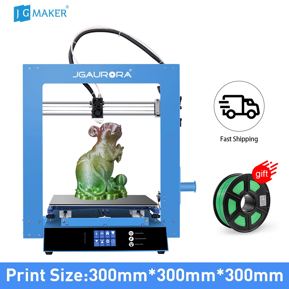 3D принтер JGMAKER A1 большой размер печати 300*300*300 мм полноцветный с сенсорным экраном