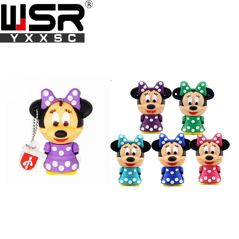 cute usb2 0 pen drive 32gb Minnie Mickey high speed usb memory stick 128gb real capacity 1 cute usb2 0 pen drive 32gb Minnie Mickey high speed usb memory stick 128gb real capacity 2