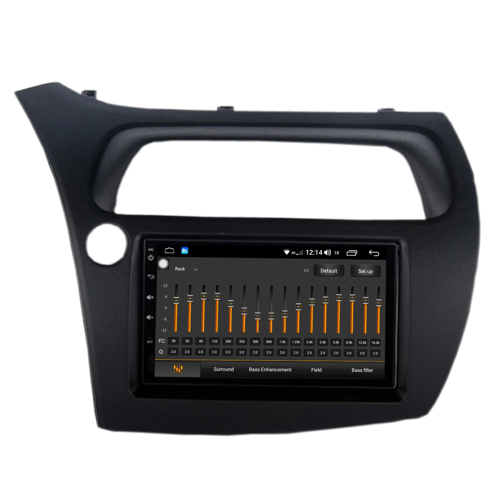 Discount HFCYJIA 8 Core Android 9.0 System Car GPS Navi Radio For Honda CIVIC 2006-2012 Head Unit Stereo WIFI 4G OBD DVR 4+64G IPS DSP 4