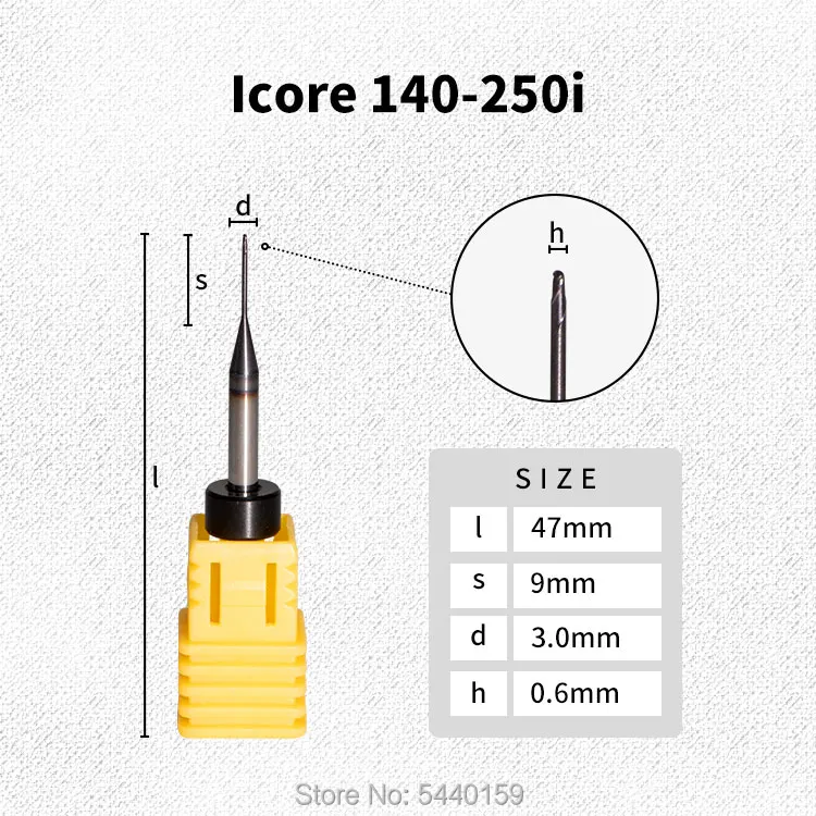 3 шт. Imes Icore 140/245/250/340/4030 фрезерные боры с покрытием/Алмазное покрытие