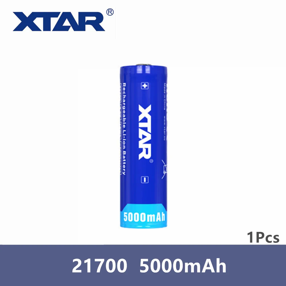 Оригинальный аккумулятор XTAR 21700 5000 мАч 3 6 В 18 Вт/ч литий-ионный со встроенной