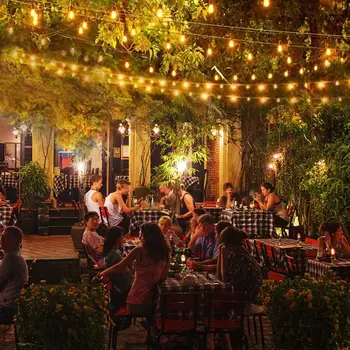 

48FT Outdoor LED String Lights 15 LED S14 Bulbs Hanging Sockets Weatherproof UL-listed Perfect Patio & Party Lights Warm White