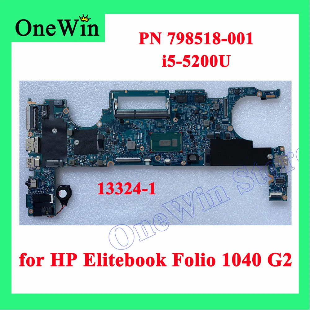 I5-5200U для HP ELITEBOOK Фолио 1040 G2 Тетрадь материнская плата 13324-1 448.01T01.0011