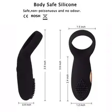 Рождественский подарок, вибрирующее прочное кольцо петуха для мужчин, Водонепроницаемые Кольца для пениса, подарите себе или своему партнеру особый опыт