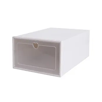 

Transparent Plastic Shoe Box Shoe Storage Box Shoe Box Shoe Box Flip Cover Drawer Shoe Storage Artifact Thickening Hot
