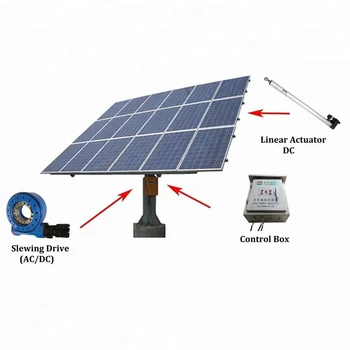 

Fotovoltaisk sporings system on grid solar tracking system home us PV system