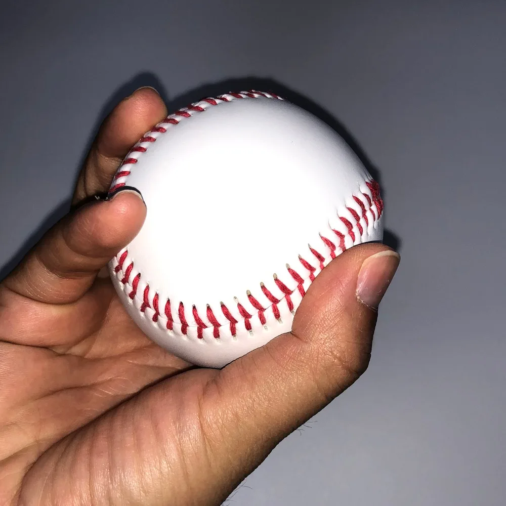 Один размер 9 ручной работы Бейсбол s резиновый внутренний Бейсбол тренировочное Упражнение бейсбол подходит для бейсбольная бита из твердого сплава