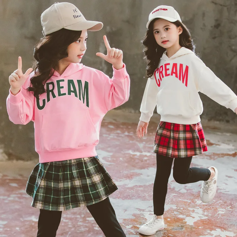 

Korean-style Big Boy 2020 Girls Spring And Autumn Versitile Fashion Casual Sports CHILDREN'S Suit Little Girl Western Style Fash