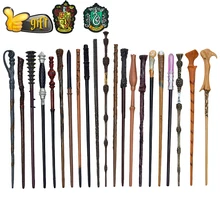 27 tipos de metal núcleo potters varinhas mágicas cosplay voldemort hermione varinha mágica harried pano rótulo como bônus sem caixa