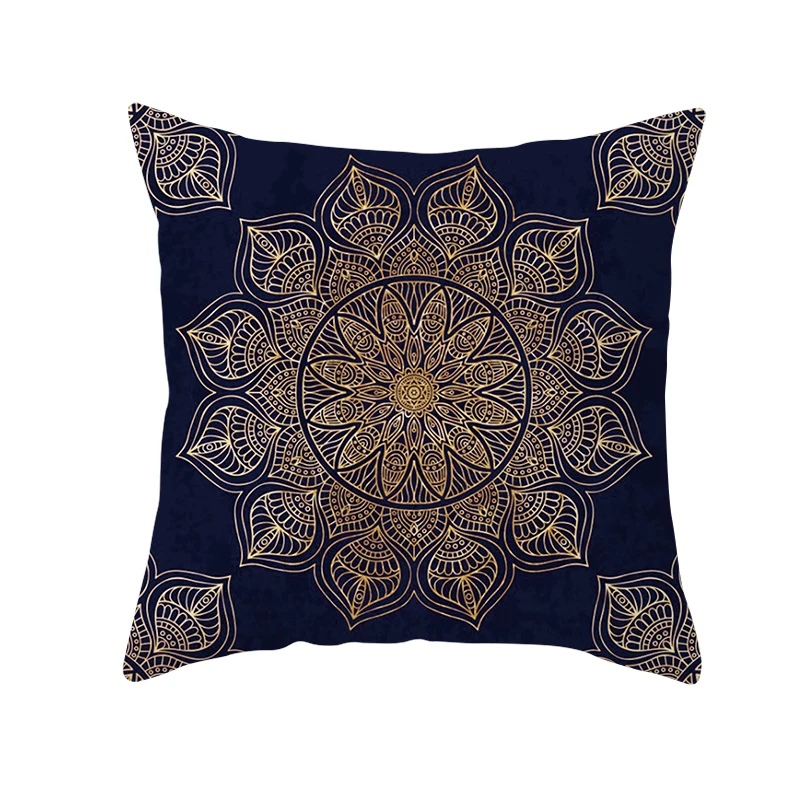 Наволочка для подушки с изображением мандалы, чехол для подушки с абстрактным рисунком, декоративный чехол для подушки для дивана 45x45 см, домашний декор - Цвет: TPR208-20