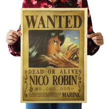 [A208] Робин Ретро плакат из крафт-бумаги экран для помещений кафе декоративная живопись