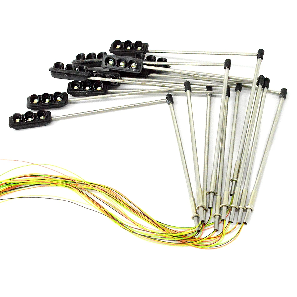 

5pcs 8cm 5V Lumious 3 Color LED Traffic Lights Signals Traffic Lights For Model Diorama Architecture Landscape Layout