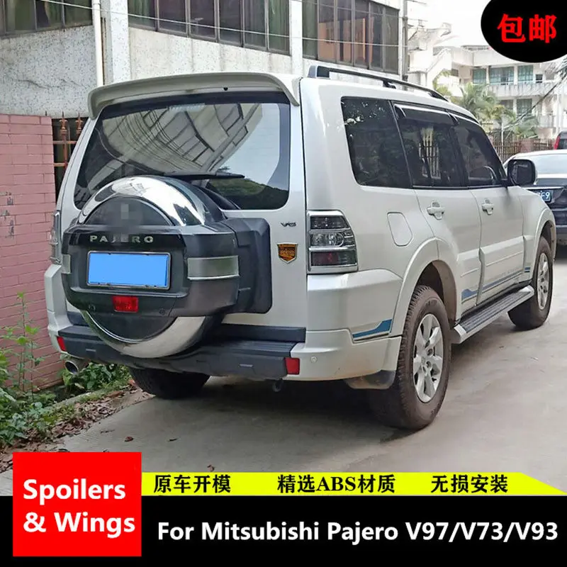 

Spoilers & Wings For Mitsubishi Pajero V97 rear wing Pajero V73/V93 fixed wind tail wing special modification