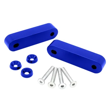 

Replacement Parts Refit Small Vent Riser Durable Racing Hood Spacer Kit With Screws Aluminium Alloy Car Engine For Honda