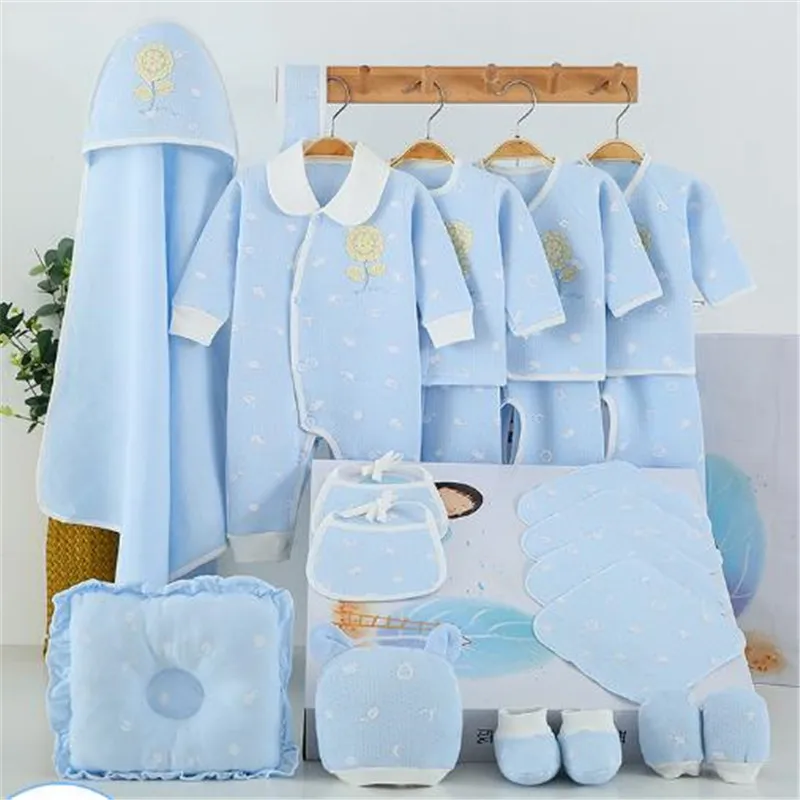 

Newborn Baby Clothes Soft Cotton Toddler Baby Boy Girl Clothes Set Cartoon Infant Clothing New Born Gift Set 3 Colors