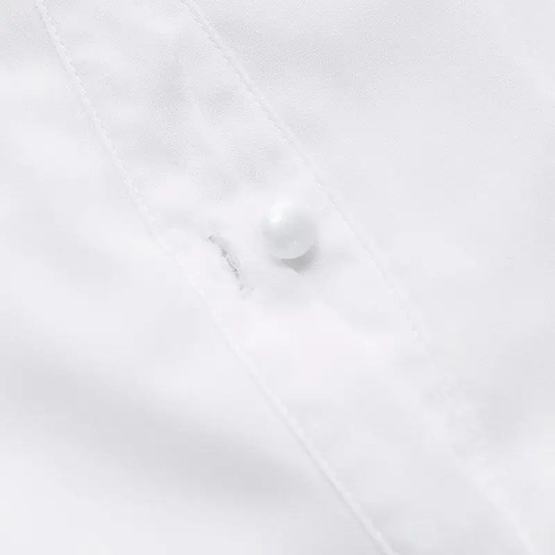 Celmia Plus Size Ruffles Shirts Elegant Women White Chiffon Blouse Summer Short Sleeve Office Tops Buttons Casual Loose Blusas 7