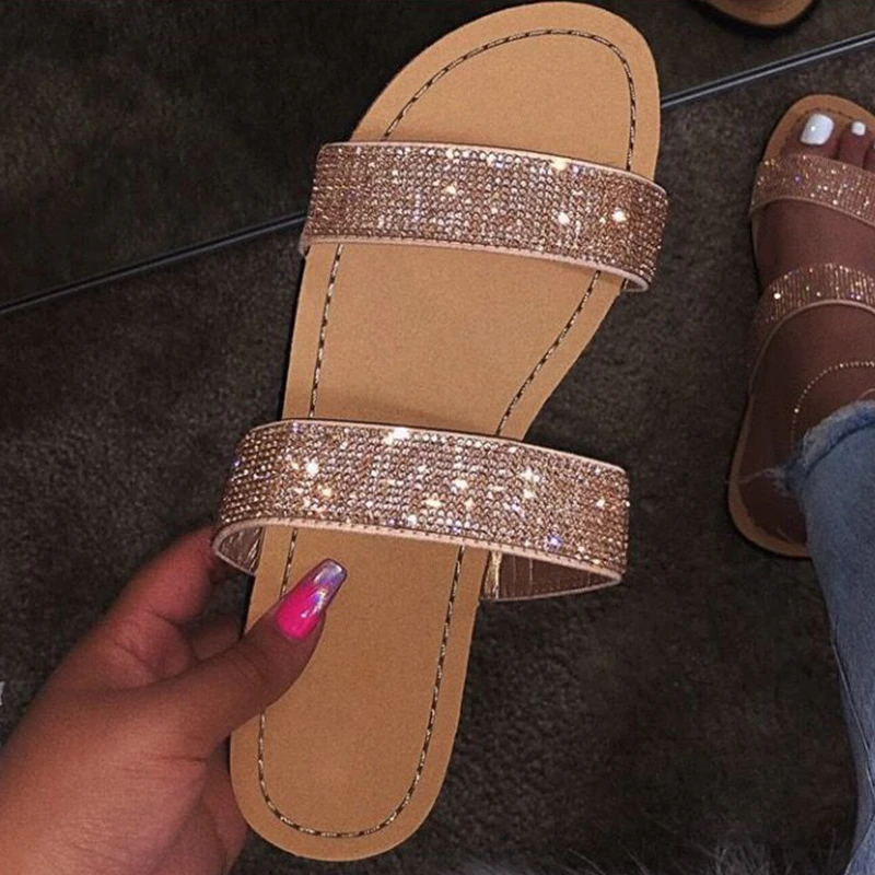 rhinestone sandals