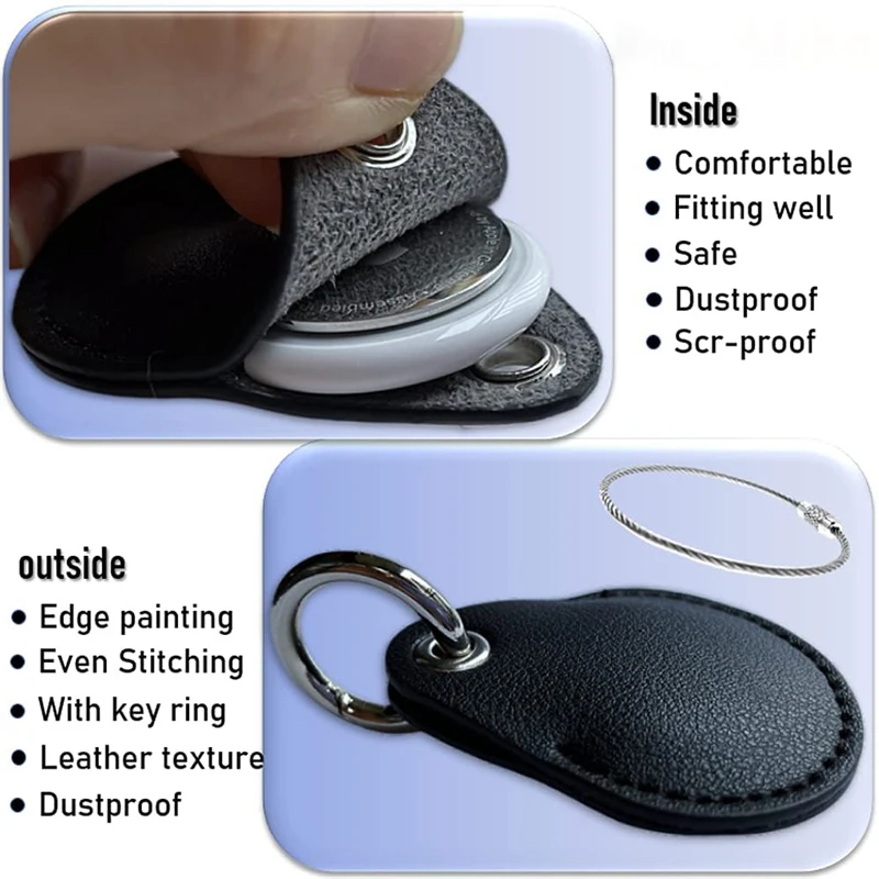 ޽  Shockproof ȣ ̽  AirTag  Hangable Ű  Airtags Ϲ ±  ŷ 